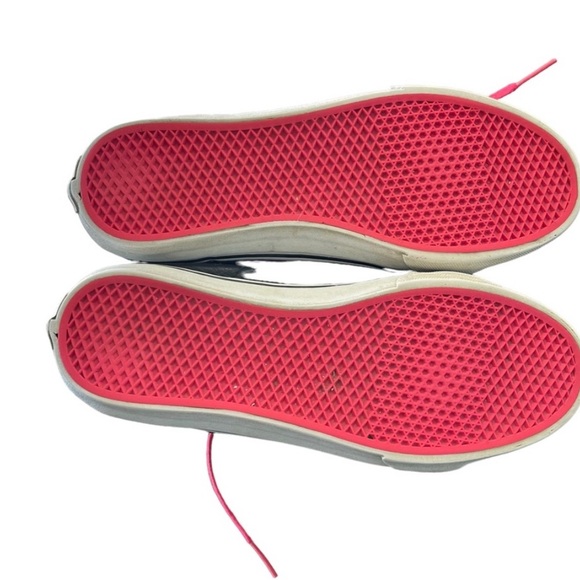 Rare Vans Unisex Sk8-Hi Slim Leather Perf Hearts Shoes (M7/W8.5) - Picture 10 of 12